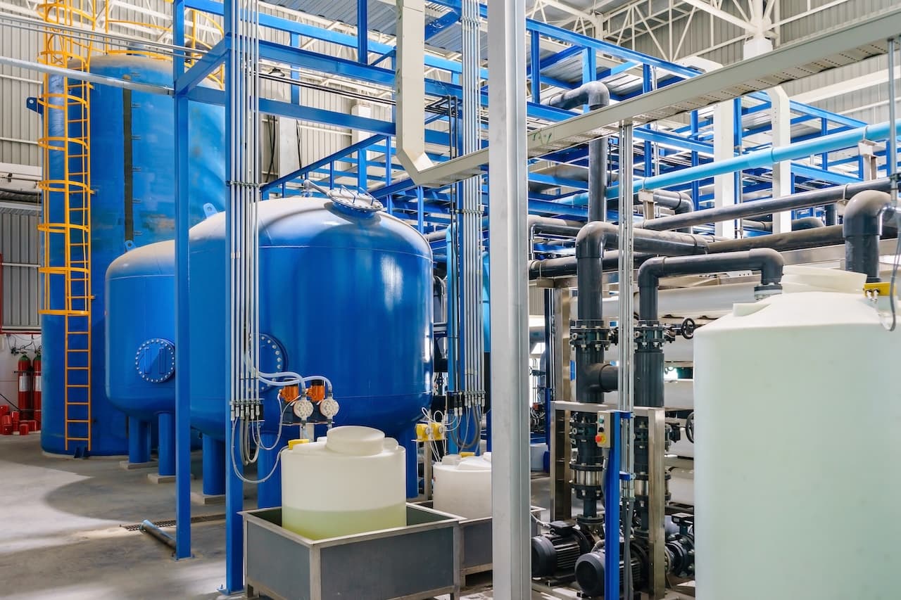 Water treatment for industrial enterprises: water for technological processes